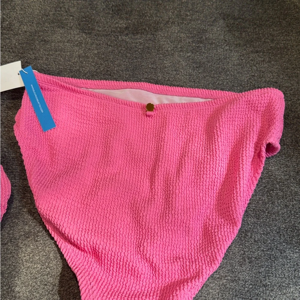 NWT* Pucker Up Two Piece Swim women size 12 Bottom 38 D Top